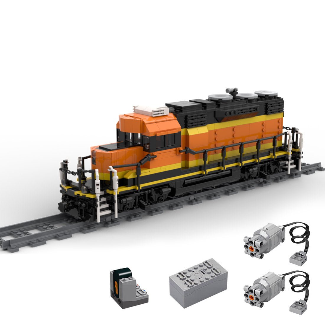 MOC - 66357 BNSF SD28P (Refreshed) Klemmbausteine - LesDiy - Klemmbausteine