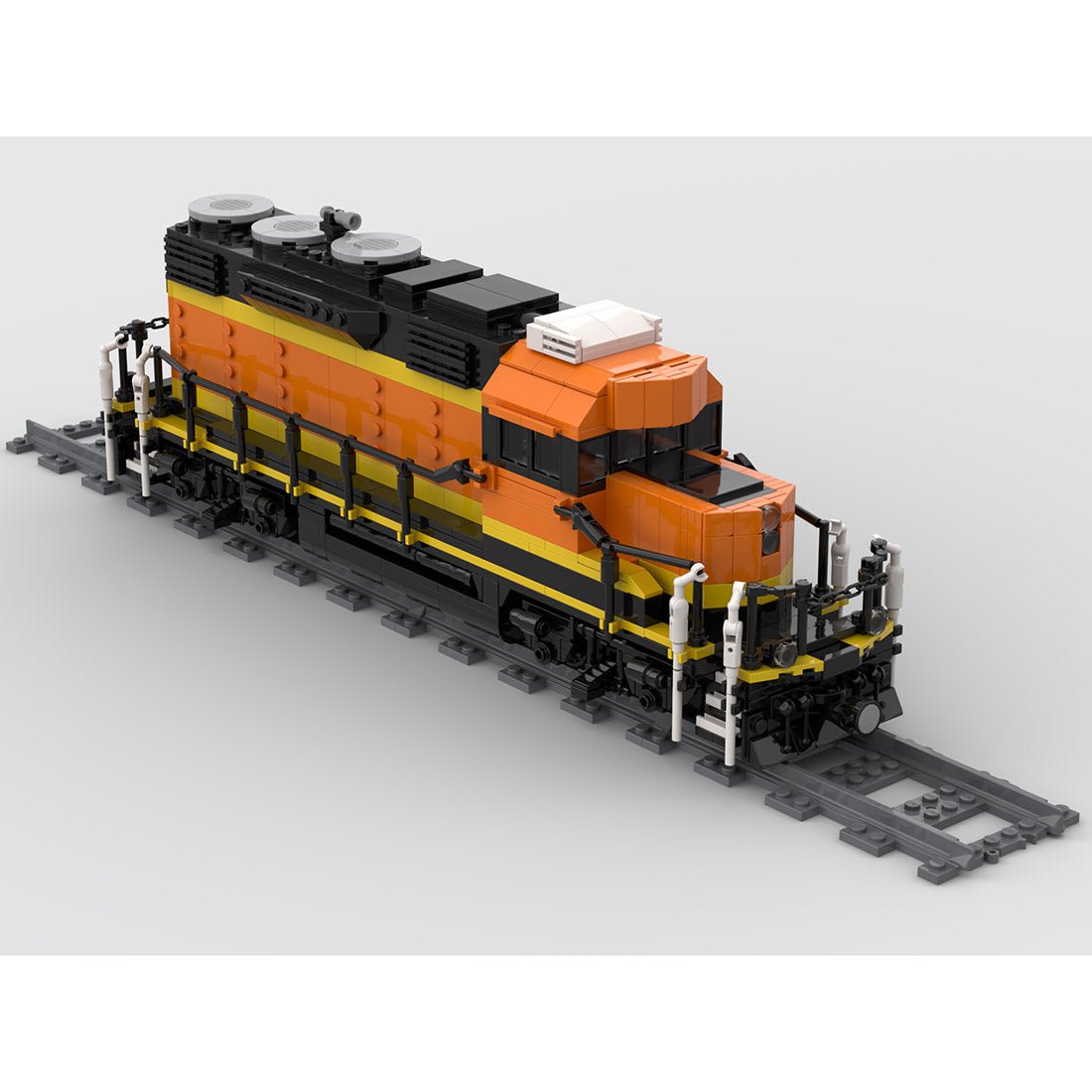 MOC - 66357 BNSF SD28P (Refreshed) Klemmbausteine - LesDiy - Klemmbausteine