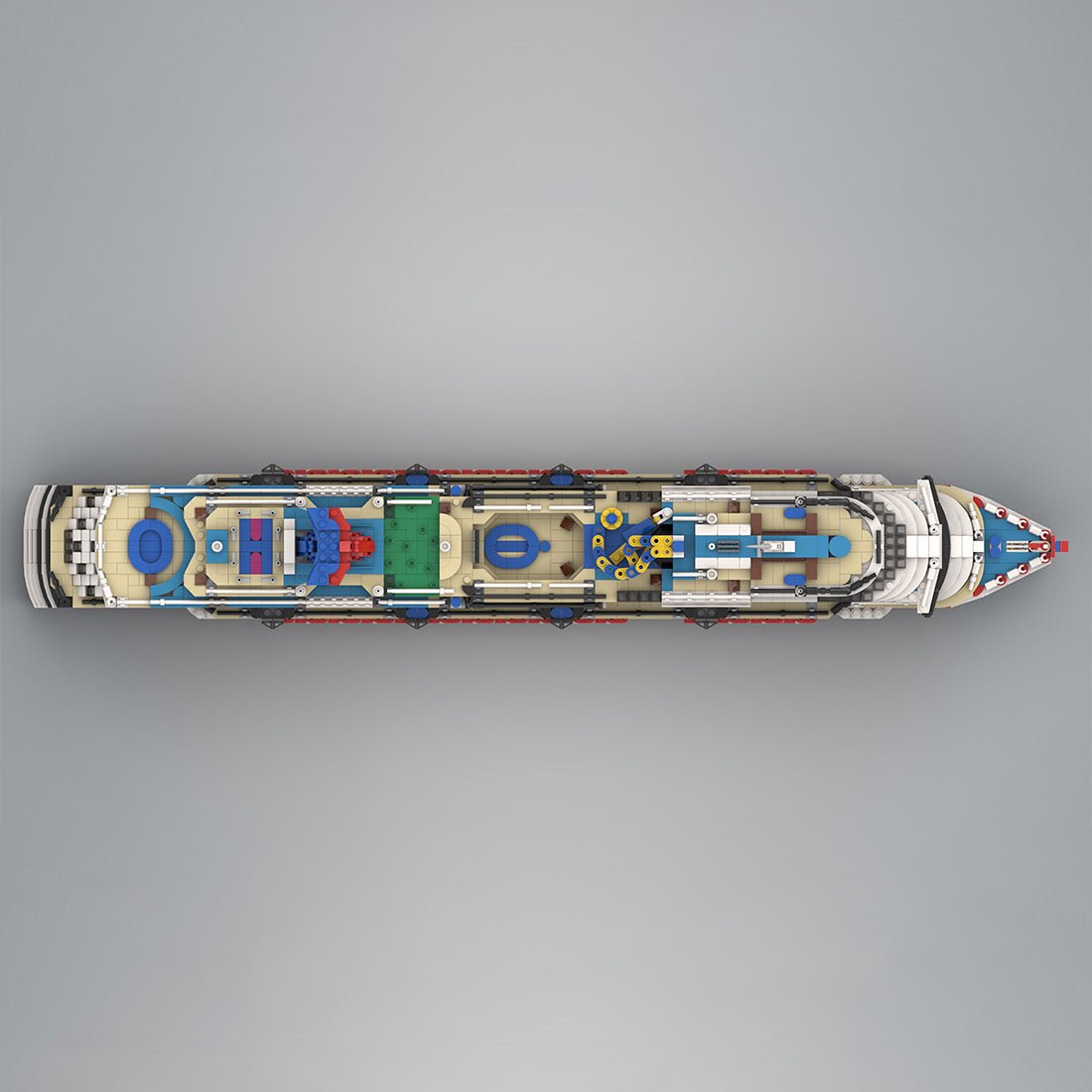 MOC - 67085 & MOC - 174910 1/400 Scale Carnival Dream Klemmbausteine - LesDiy - Klemmbausteine