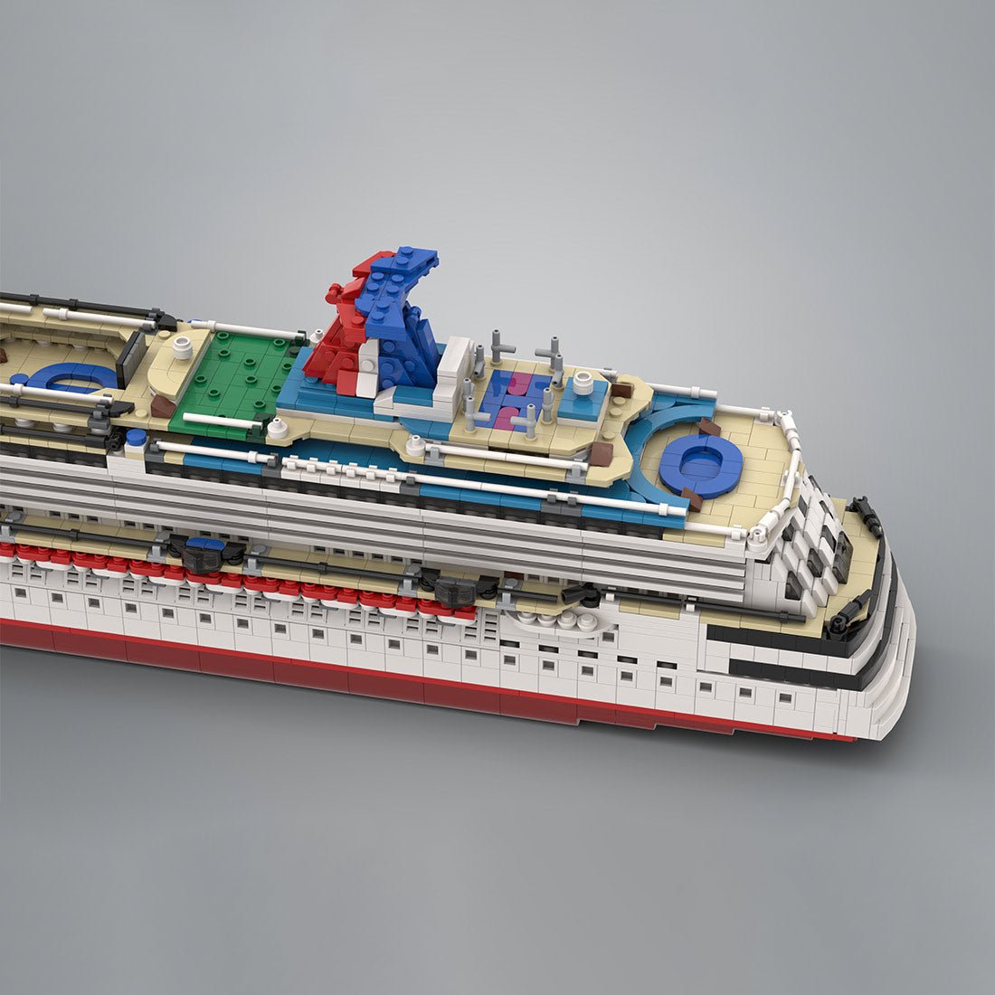 MOC - 67085 & MOC - 174910 1/400 Scale Carnival Dream Klemmbausteine - LesDiy - Klemmbausteine