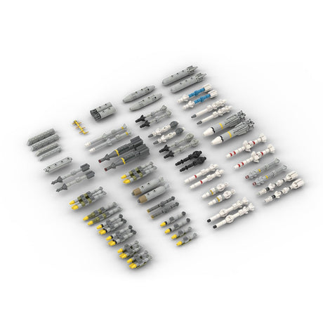 MOC - 67479 Aircraft WEAPON PACK | 1:35 Scale Klemmbausteine - LesDiy - Klemmbausteine