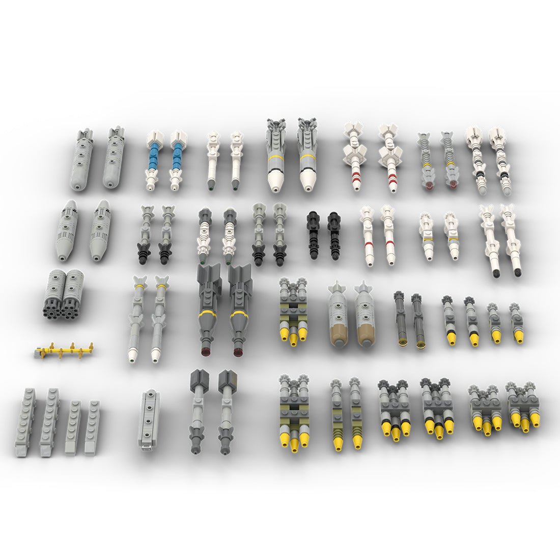 MOC - 67479 Aircraft WEAPON PACK | 1:35 Scale Klemmbausteine - LesDiy - Klemmbausteine