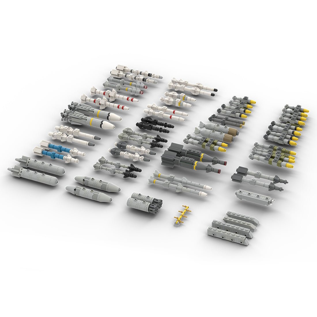 MOC - 67479 Aircraft WEAPON PACK | 1:35 Scale Klemmbausteine - LesDiy - Klemmbausteine