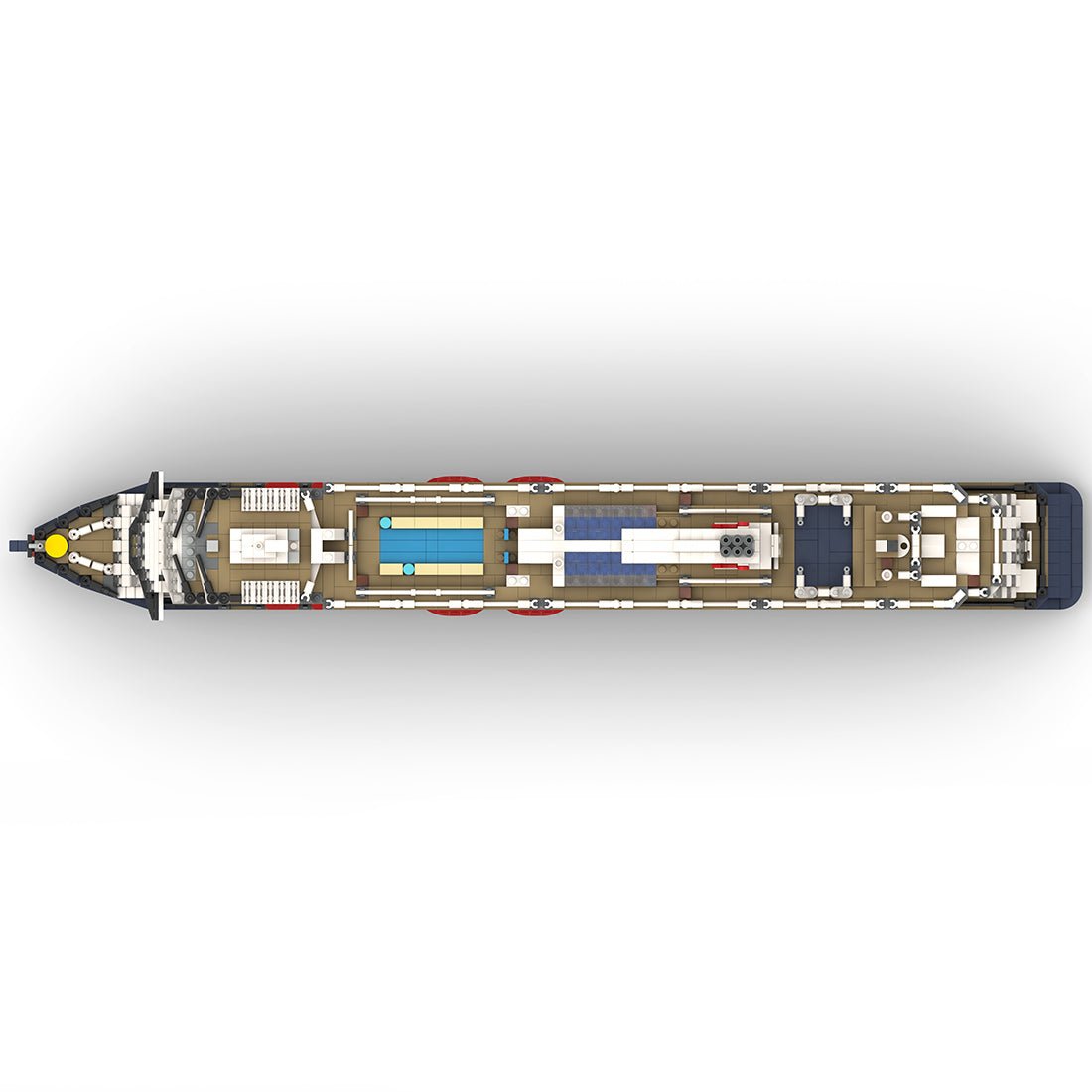 MOC - 68011 Mein Schiff 3 Klemmbausteine - LesDiy - Klemmbausteine