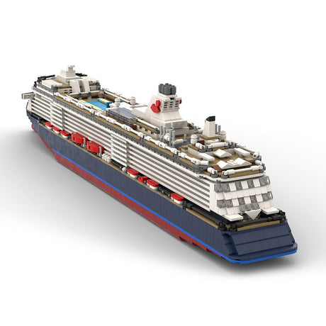 MOC - 68011 Mein Schiff 3 Klemmbausteine - LesDiy - Klemmbausteine