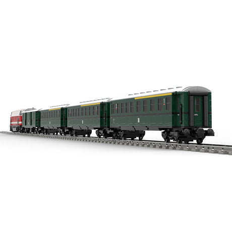 MOC - 68729+MOC - 183352+MOC - 183351 BR118 Train Klemmbuateine - LesDiy - Klemmbausteine