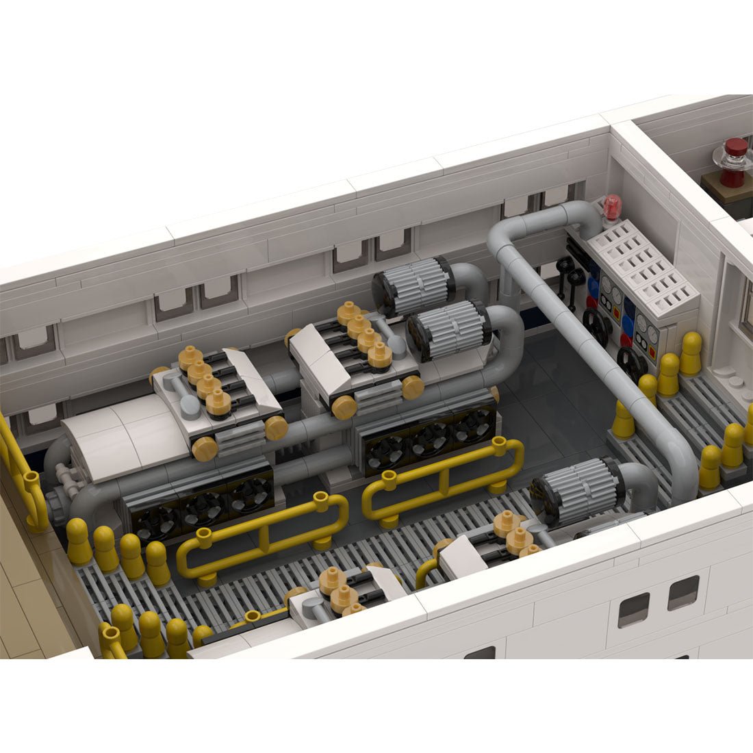 MOC - 69299 Luxury Yacht Model Small Particles - LesDiy - Klemmbausteine