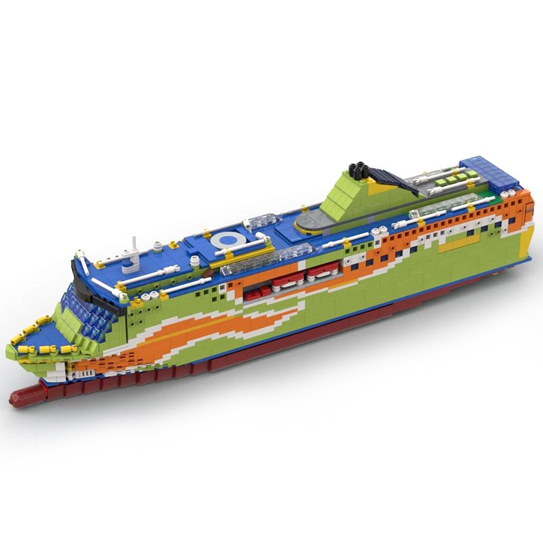 MOC - 69561 Superstar Bausteinboot Klemmbausteine - LesDiy - Klemmbausteine