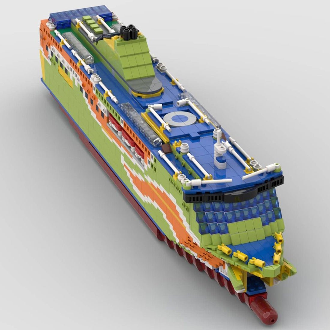 MOC - 69561 Superstar Bausteinboot Klemmbausteine - LesDiy - Klemmbausteine