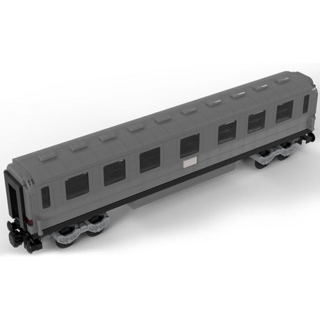 MOC 6wide Santa Fe Passenger Train Carriages - LesDiy - Klemmbausteine