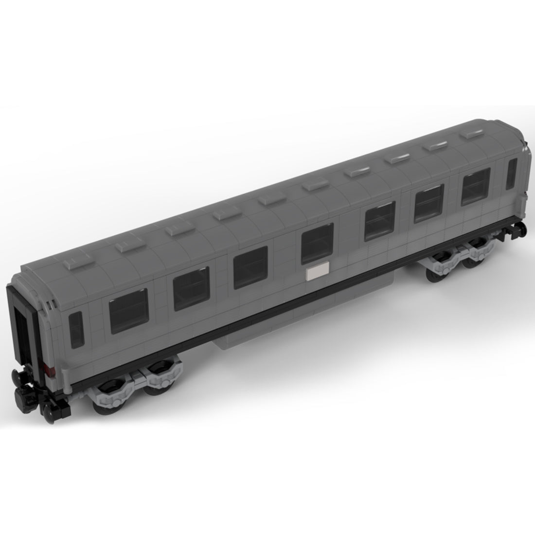 MOC 6wide Santa Fe Passenger Train Carriages - LesDiy - Klemmbausteine