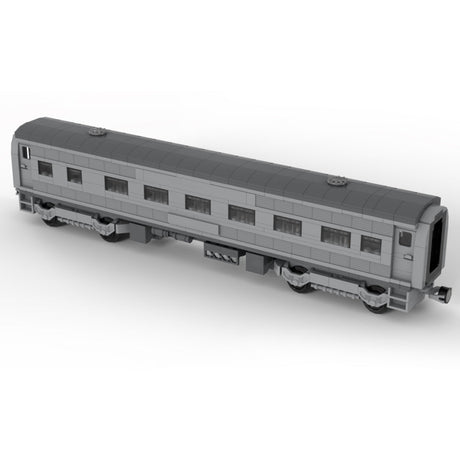 MOC 6wide Santa Fe Passenger Train Carriages - LesDiy - Klemmbausteine