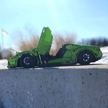 MOC - 72491 Lamborghini Huracan Evo Spyder Klemmbausteine - LesDiy - Klemmbausteine