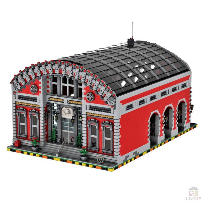 MOC - 72682 Der Bahnhof - LesDiy - Klemmbausteine