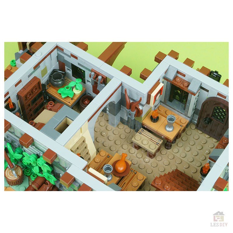 MOC - 72838 Mittelalter Taverne - LesDiy - Klemmbausteine