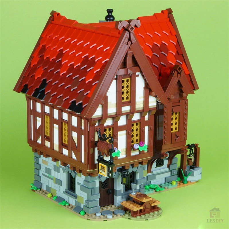 MOC - 72838 Mittelalter Taverne - LesDiy - Klemmbausteine