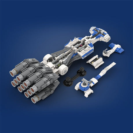 MOC - 73874 Micro Blockade Runners Tantive IV & Liberator - LesDiy - Klemmbausteine