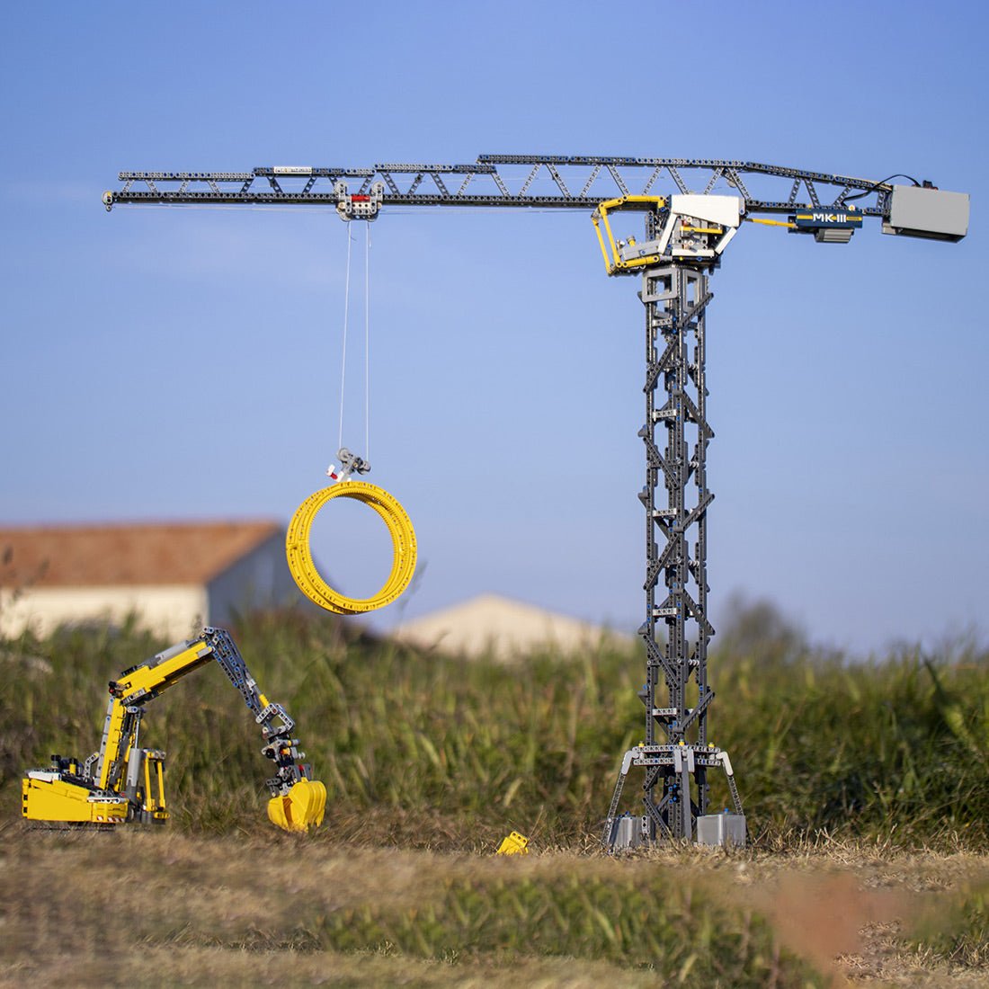 MOC - 74206 42055 - E : Tower Crane Klemmbausteine - LesDiy - Klemmbausteine