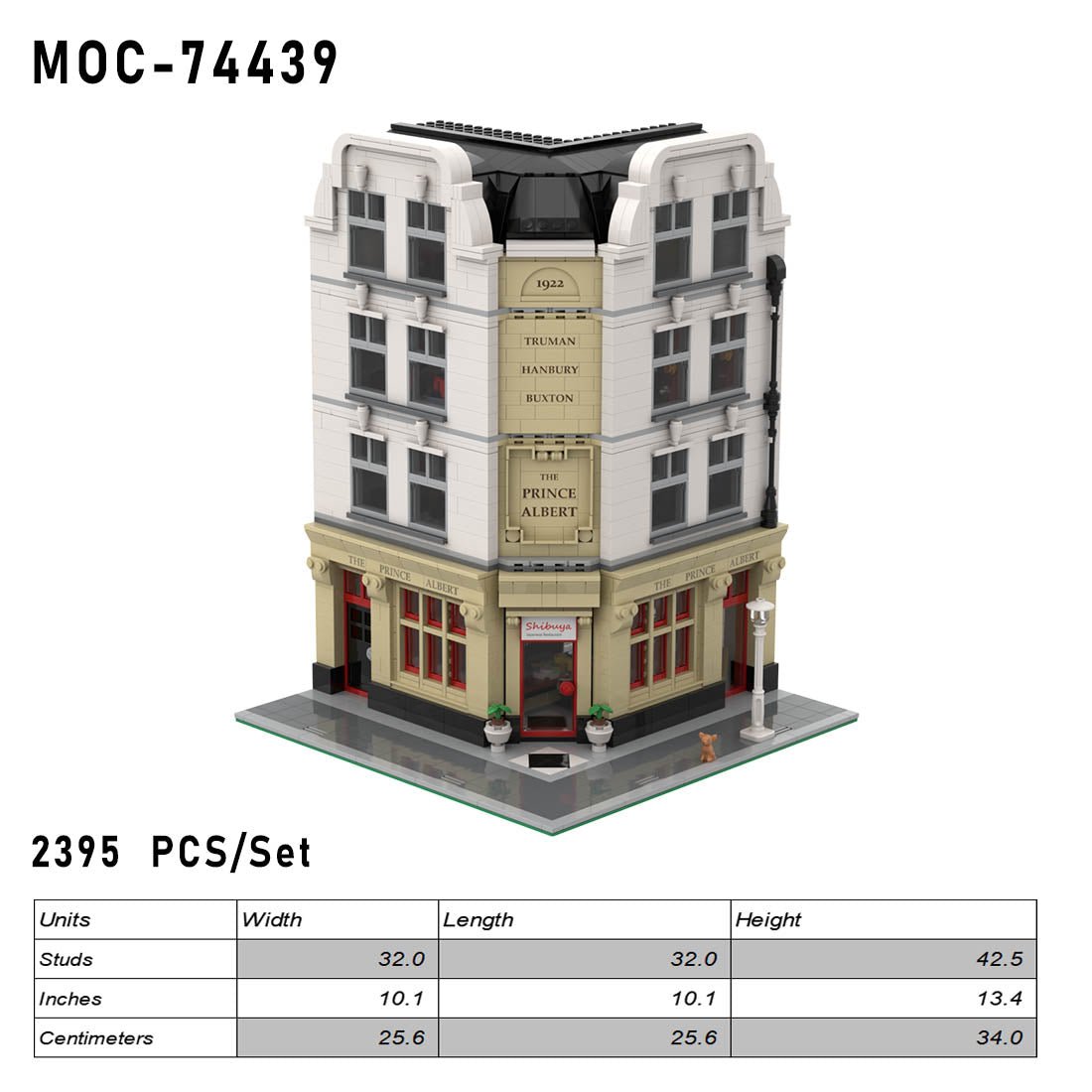 MOC - 74439 The Sushi Corner Klemmbausteine - LesDiy - Klemmbausteine