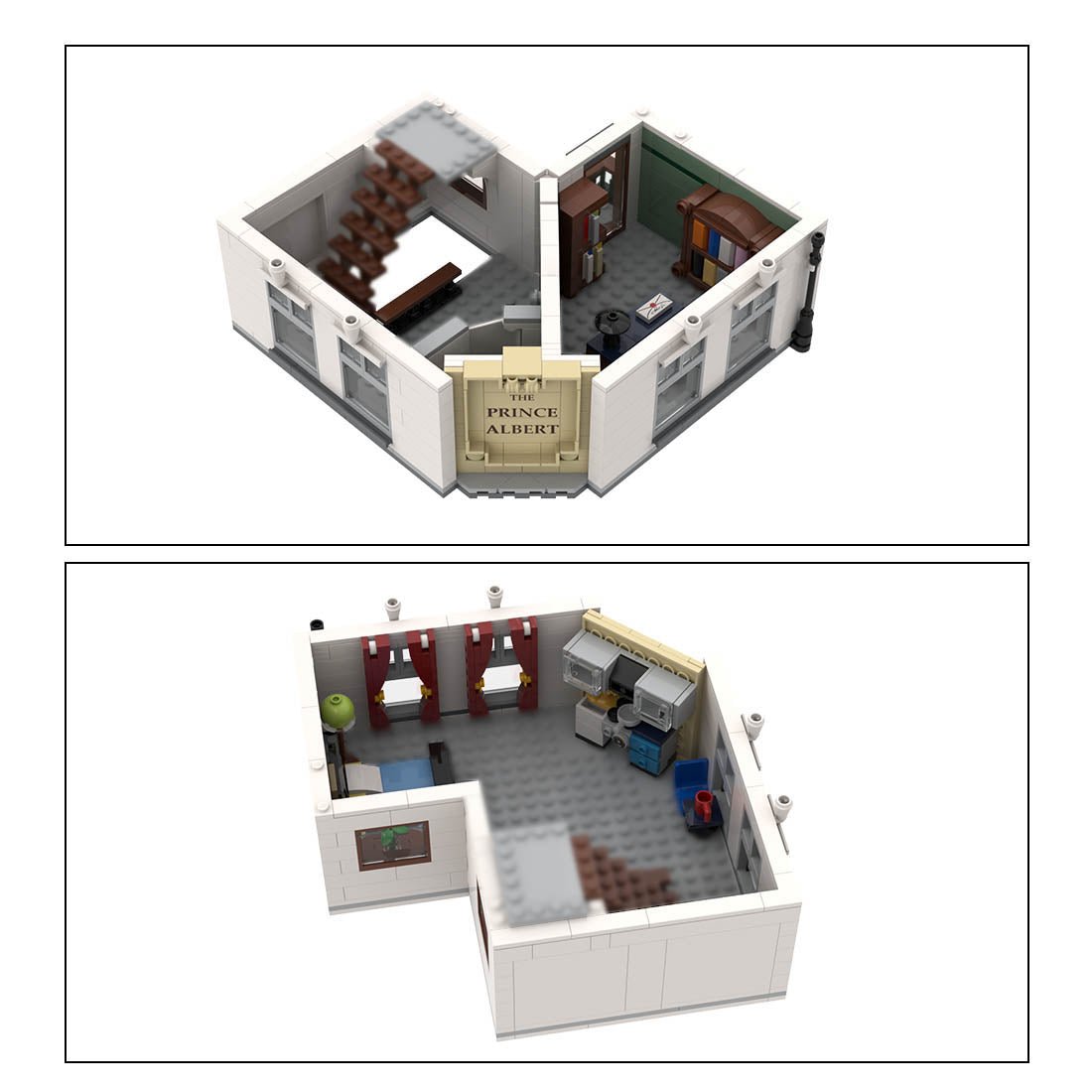 MOC - 74439 The Sushi Corner Klemmbausteine - LesDiy - Klemmbausteine