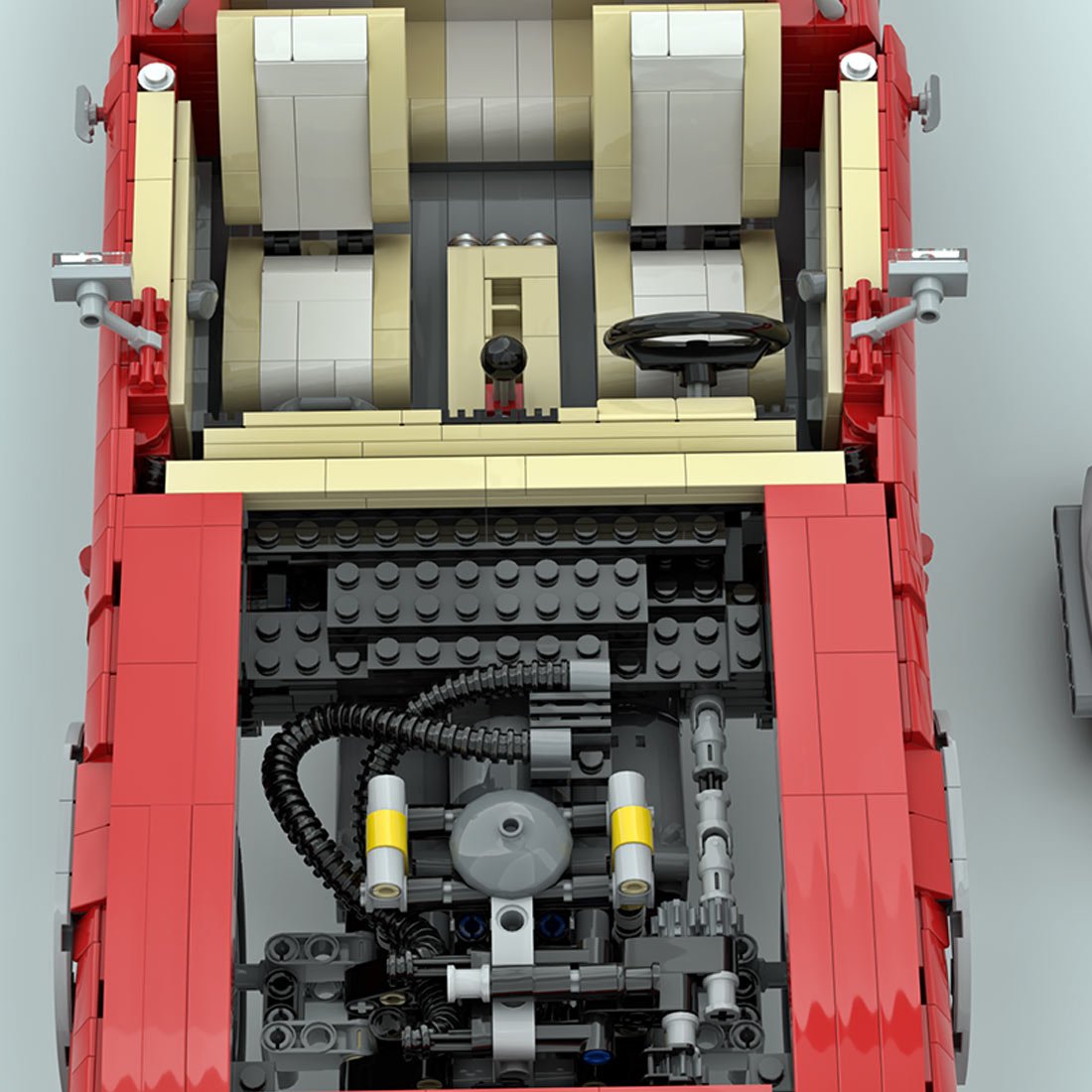MOC - 75243 1/10 Scale Chevrolet Chevelle SS 1970 Klemmbausteine - LesDiy - Klemmbausteine