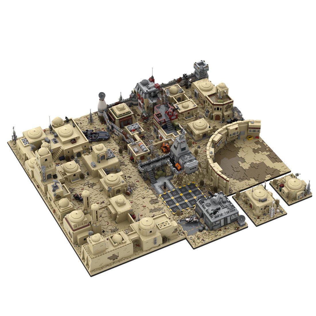 MOC - 76005 TATOOINE MOS EISLEY SPACEPORT Klemmbausteine - LesDiy - Klemmbausteine
