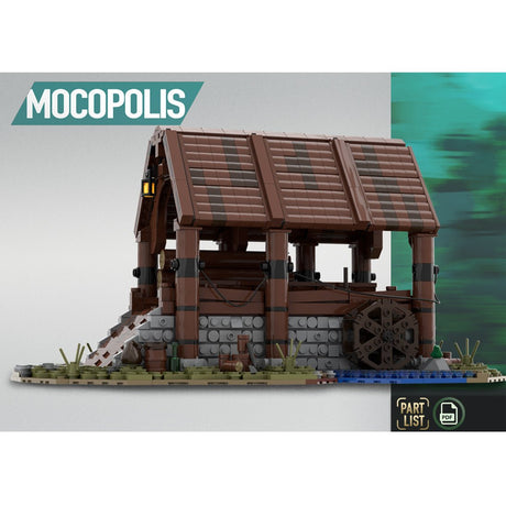 MOC - 76358 MOC Medieval Sawmill Klemmbausteine - LesDiy - Klemmbausteine