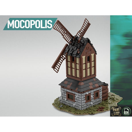 MOC - 76464 MOC Medieval Mill Klemmbausteine - LesDiy - Klemmbausteine