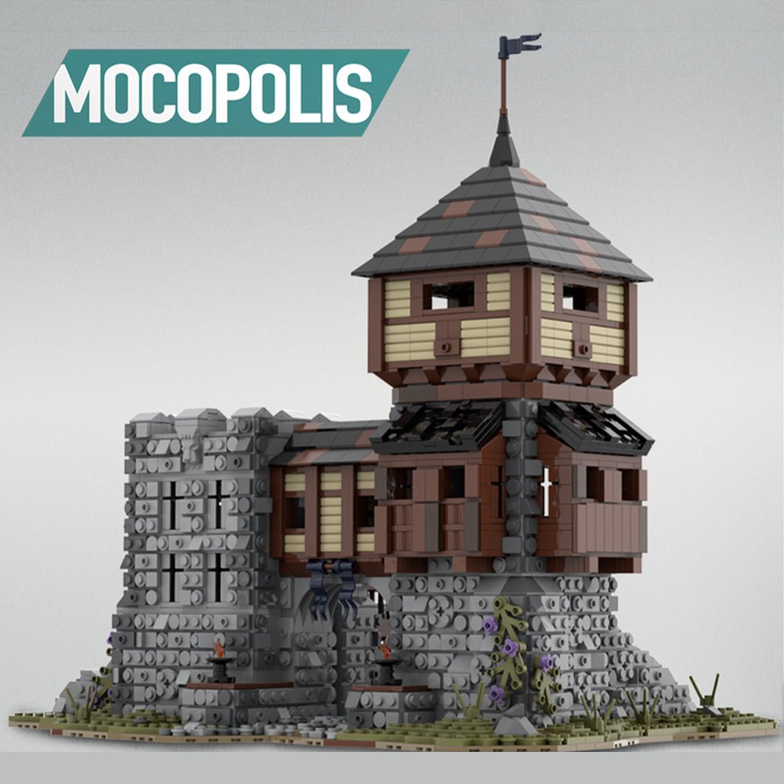 MOC - 76512 MOC Medieval Fortress Klemmbausteine - LesDiy - Klemmbausteine
