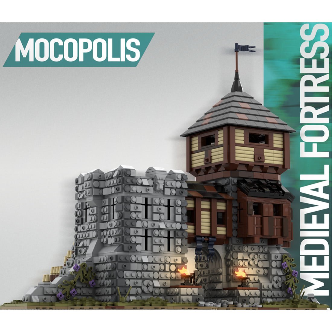 MOC - 76512 MOC Medieval Fortress Klemmbausteine - LesDiy - Klemmbausteine