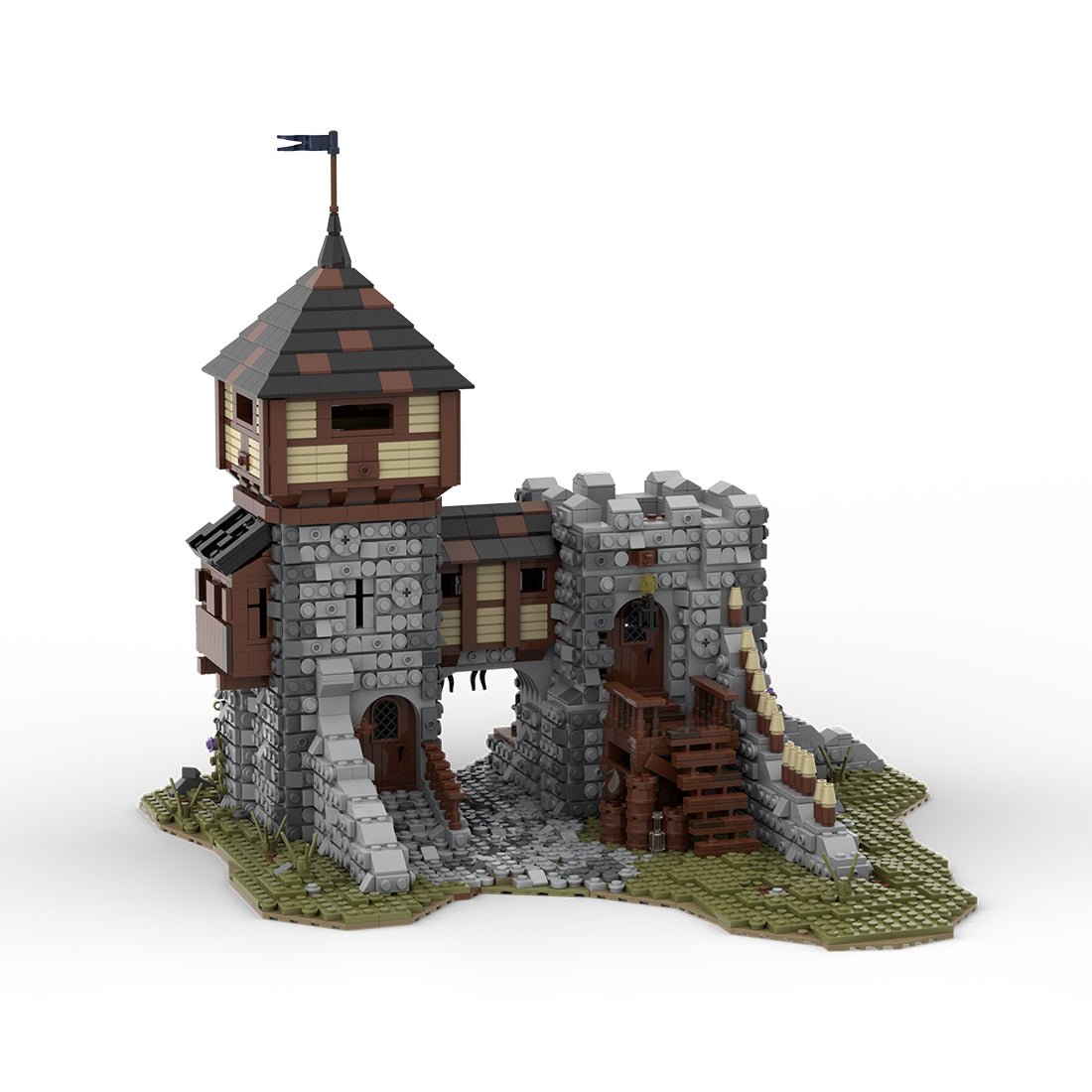 MOC - 76512 MOC Medieval Fortress Klemmbausteine - LesDiy - Klemmbausteine