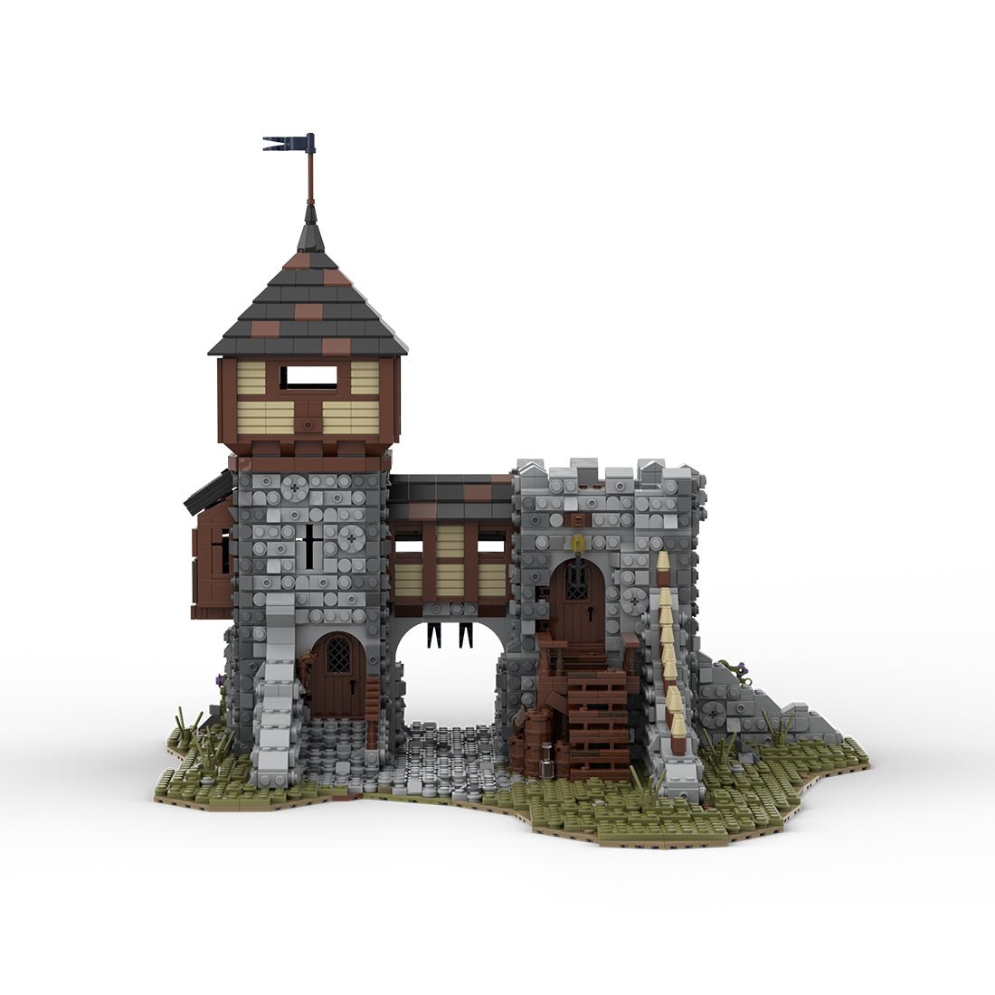MOC - 76512 MOC Medieval Fortress Klemmbausteine - LesDiy - Klemmbausteine