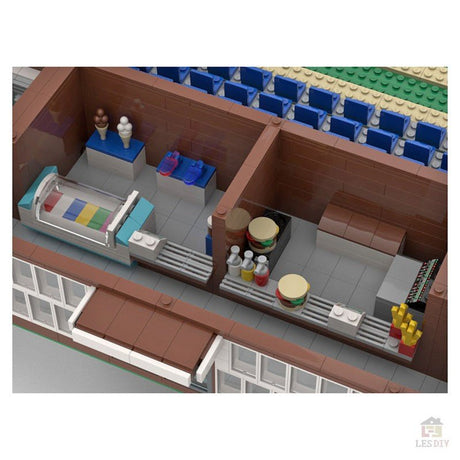 MOC - 76626 Modular Baseballstadion Klemmbausteine - LesDiy - Klemmbausteine