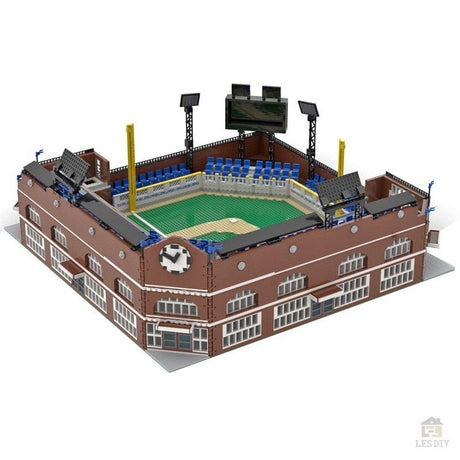 MOC - 76626 Modular Baseballstadion Klemmbausteine - LesDiy - Klemmbausteine