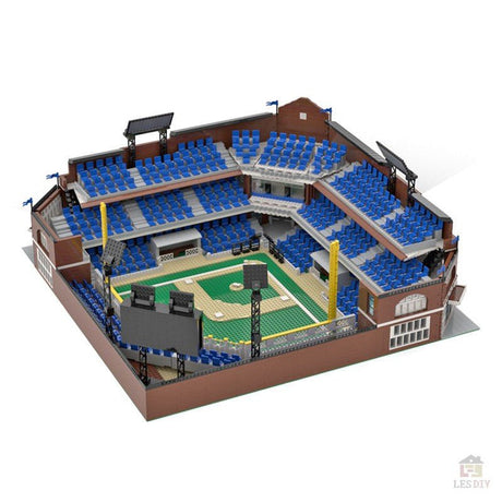 MOC - 76626 Modular Baseballstadion Klemmbausteine - LesDiy - Klemmbausteine