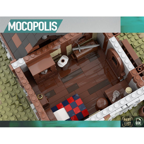 MOC - 76635 MOC Medieval Horse Stable Klemmbausteine - LesDiy - Klemmbausteine