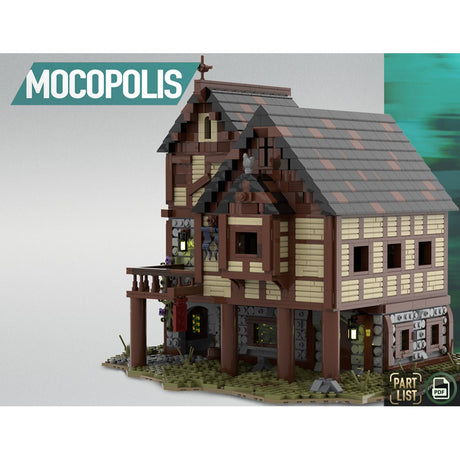 MOC - 76694 MOC Medieval Tavern House Klemmbausteine - LesDiy - Klemmbausteine