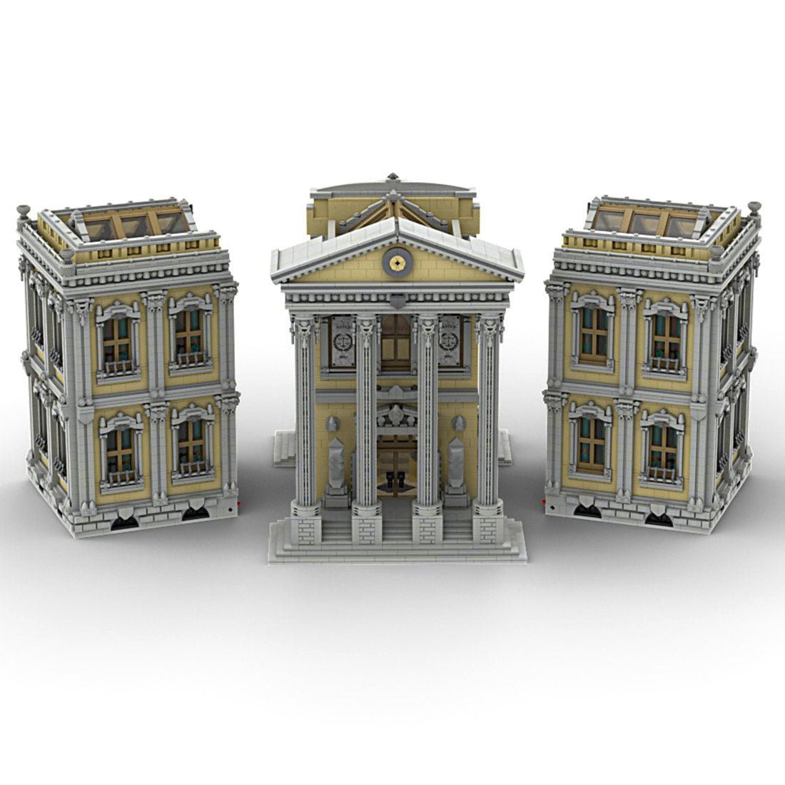 MOC - 77106 Das Gerichtsgebäude (Keine Aufkleber Enthalten) Klemmbausteine - LesDiy - Klemmbausteine