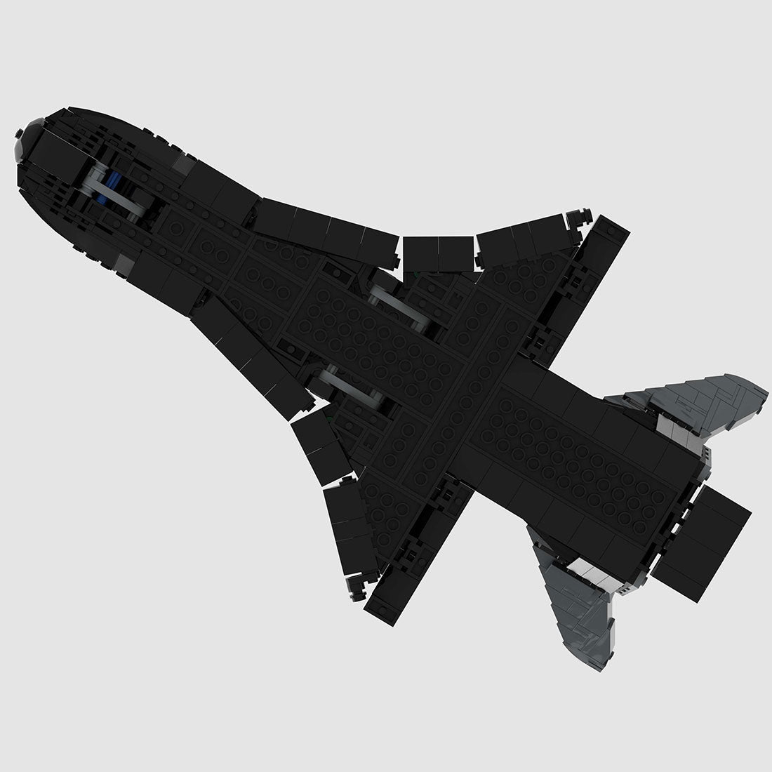 MOC - 77432 X - 37B spaceplane Klemmbausteine - LesDiy - Klemmbausteine