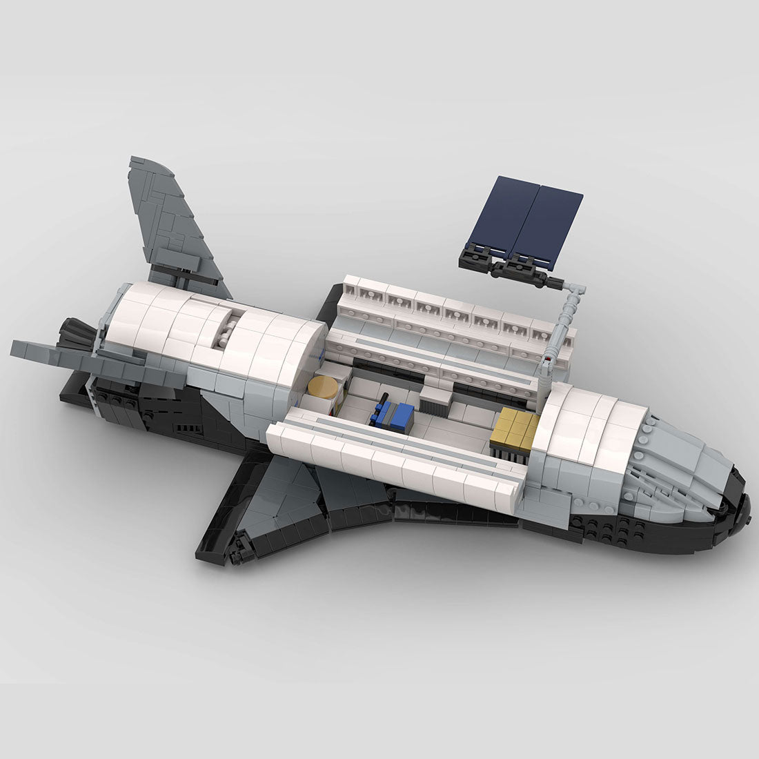 MOC - 77432 X - 37B spaceplane Klemmbausteine - LesDiy - Klemmbausteine