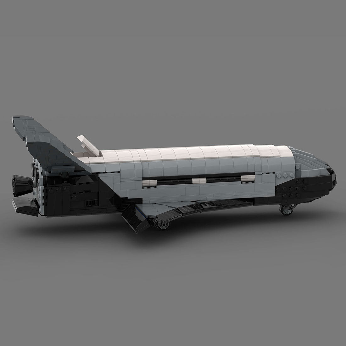 MOC - 77432 X - 37B spaceplane Klemmbausteine - LesDiy - Klemmbausteine