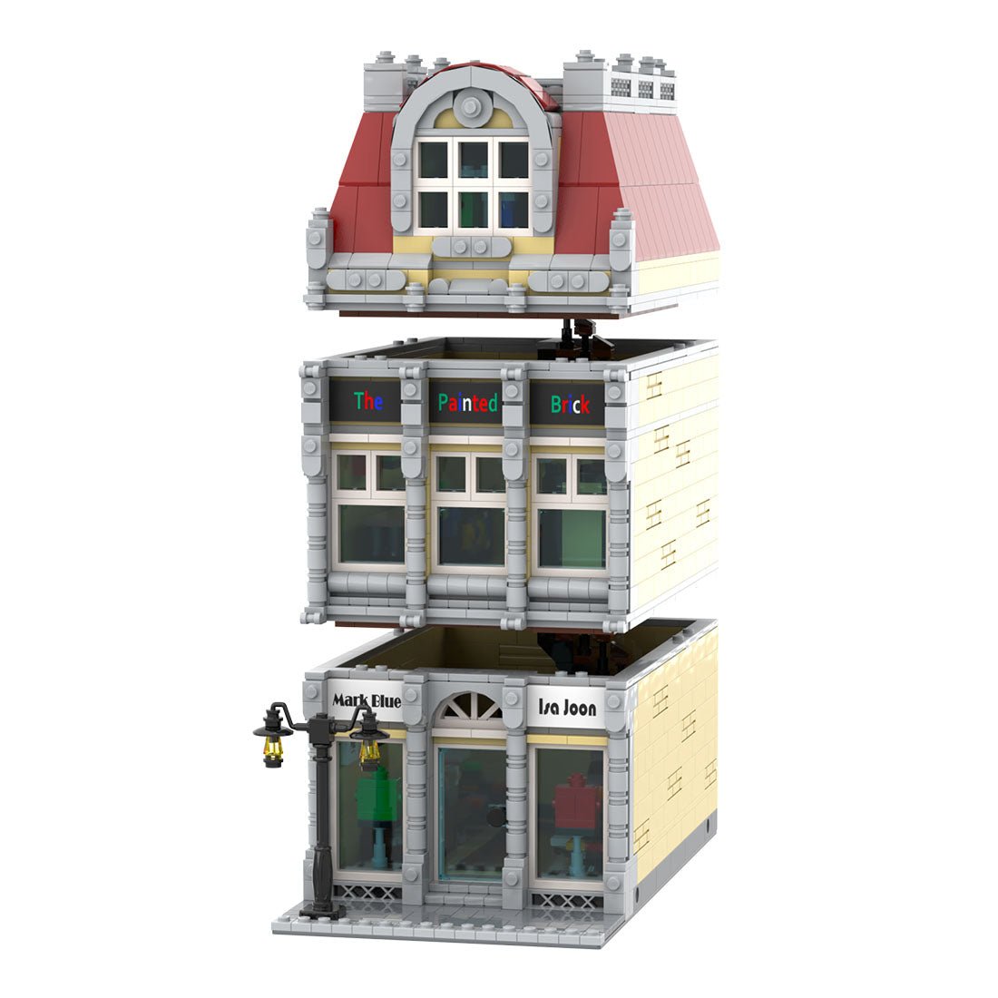 MOC - 77465 The Painted Brick Klemmbausteine - LesDiy - Klemmbausteine