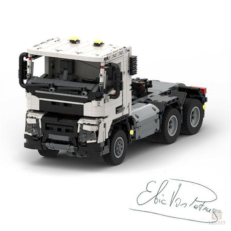 MOC - 77580 Technik Volve FMX 6×4 Traktor - LesDiy - Klemmbausteine