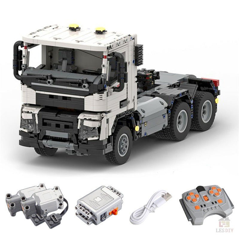 MOC - 77580 Technik Volve FMX 6×4 Traktor - LesDiy - Klemmbausteine