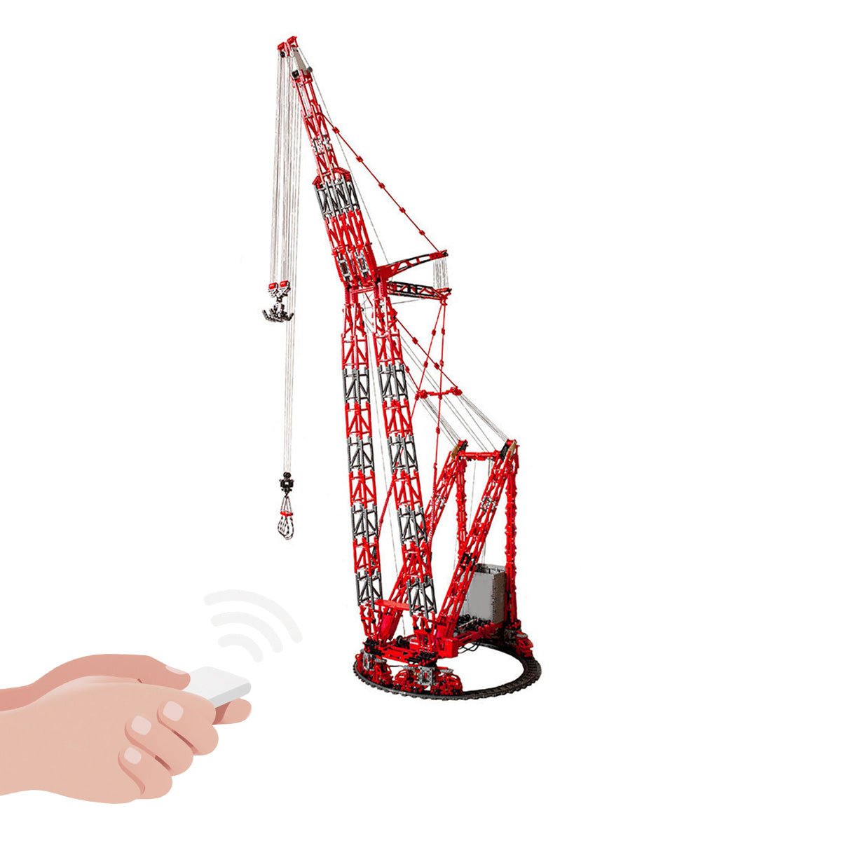 MOC - 77733 Mammoet PTC - 200 - DS Ringkran Klemmbausteine - LesDiy - Klemmbausteine