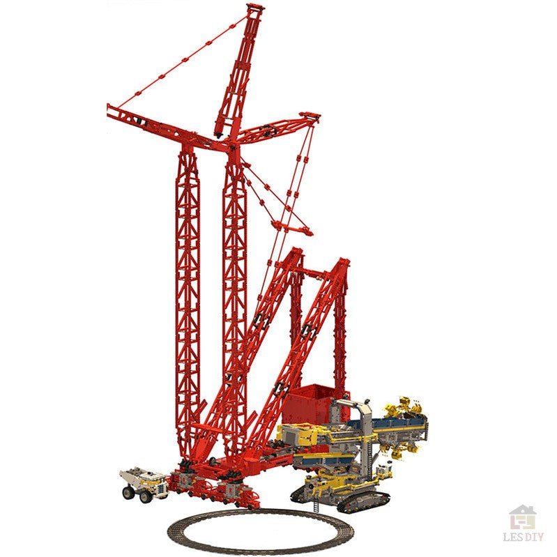 MOC - 77733 Technik Ringkran für Mammoet PTC - 200 - DS - LesDiy - Klemmbausteine