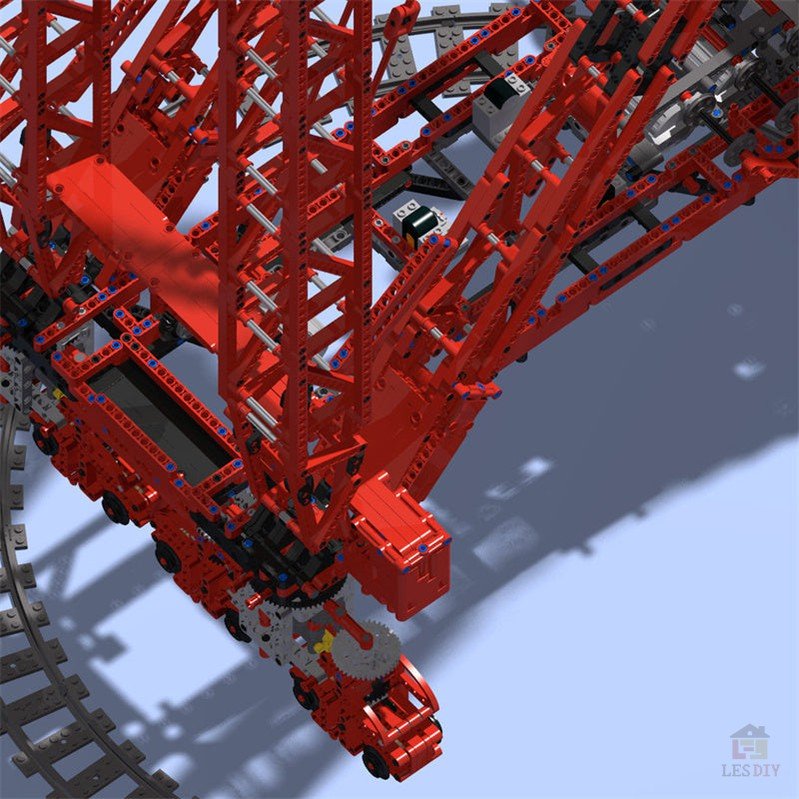 MOC - 77733 Technik Ringkran für Mammoet PTC - 200 - DS - LesDiy - Klemmbausteine