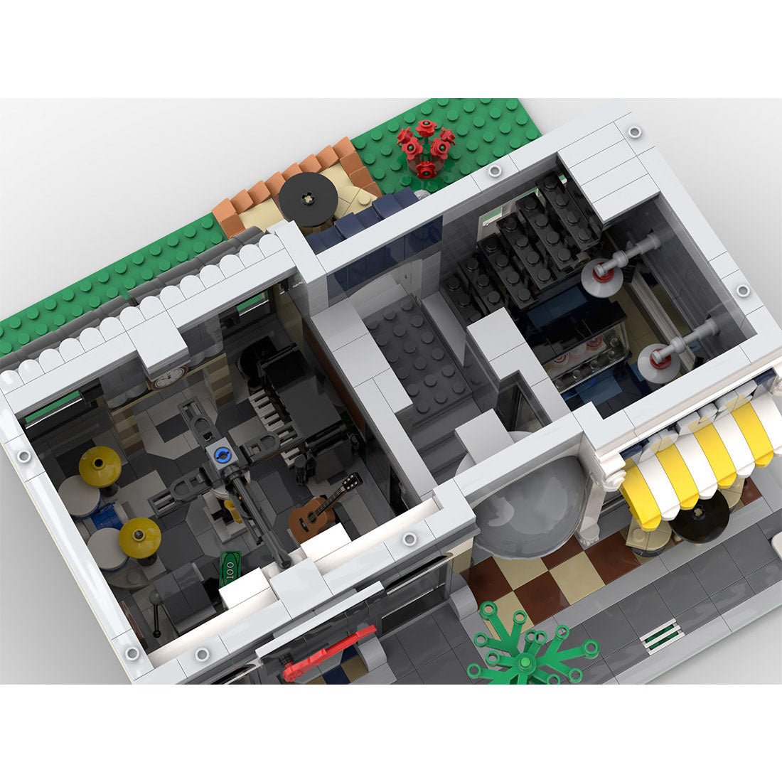MOC - 77915 Dentist's Office - 10255 Assembly Square Alternative Build Klemmbausteine - LesDiy - Klemmbausteine
