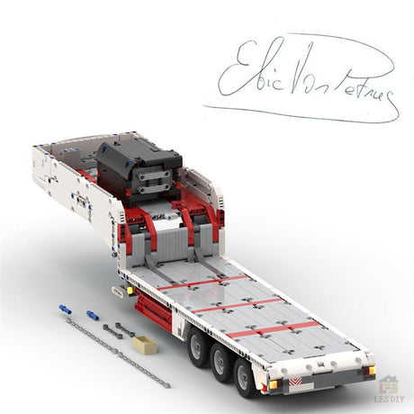 MOC - 78480 Technik Volve FMX 6×4 Trailer - LesDiy - Klemmbausteine