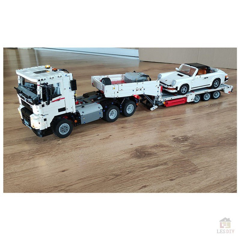 MOC - 78480 Technik Volve FMX 6×4 Trailer - LesDiy - Klemmbausteine